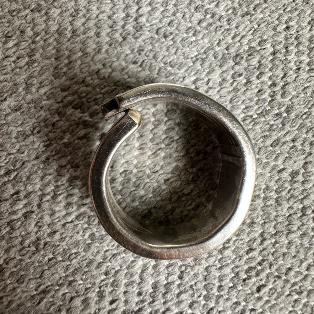 Silver Plated Spoon Ring - Picture 13 of 14